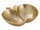 Dekoschale Dekoration Massiv chic Apfel Schale Apple gold o. silber Aluminium