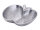 Dekoschale Dekoration Massiv chic Apfel Schale Apple gold o. silber Aluminium