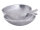 Dekoschale Dekoration Massiv chic Apfel Schale Apple gold o. silber Aluminium