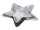 Dekoschalen 2er Set Starlight gold o. silber Weihnachtsdeko Aluminium Stern