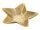 Dekoschalen 2er Set Starlight gold o. silber Weihnachtsdeko Aluminium Stern