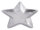 Dekoschalen 2er Set Starlight gold o. silber Weihnachtsdeko Aluminium Stern