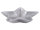 Dekoschalen 2er Set Starlight gold o. silber Weihnachtsdeko Aluminium Stern