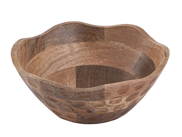 Dekoschale Holzschale ø25 o.30cm H6cm rund Origin schlicht Mangoholz massiv