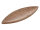 Dekoschale Holzschale Boot schiffförmig Mangoholz massiv B40xH3xT14cm