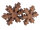 Schneeflocke Set Dekofigur 18x18cm Weihnachtsdekoration Baumbehang Christbaum