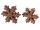 Schneeflocke Set Dekofigur 18x18cm Weihnachtsdekoration Baumbehang Christbaum