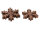 Schneeflocke Set Dekofigur 18x18cm Weihnachtsdekoration Baumbehang Christbaum