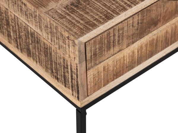 Nachtschrank Holz Nachtkästchen 45x45x35cm Nachtkonsole Maya Beistelltisch
