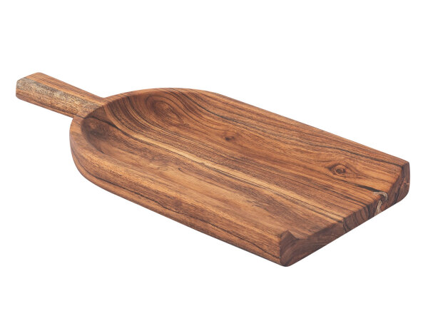 Holzschaufel Deko Schaufel Holz 45x20cm Schale Akazie massiv Servierbrett