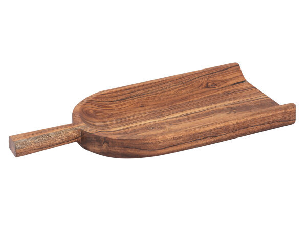 Holzschaufel Deko Schaufel Holz 45x20cm Schale Akazie massiv Servierbrett