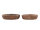Holzschale 2er Set ø15/17cm H 4cm Dekoschale Tik & Tok rund Mangoholz Dekoschale