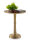 Beistelltisch Metall rund ø 44x53 cm 2-teilig Dekotisch Adlon Mittelfuß Aluminium