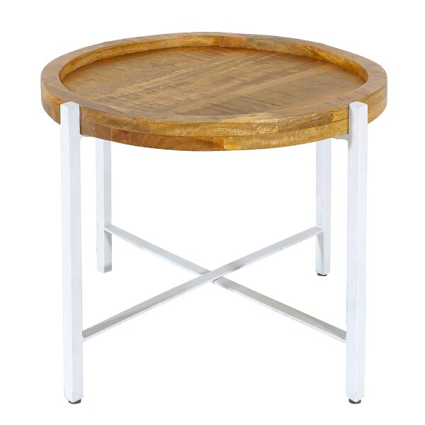 Beistelltisch Couchtisch rund Couchtisch ø46xH45cm Sioux Metall-Gestell