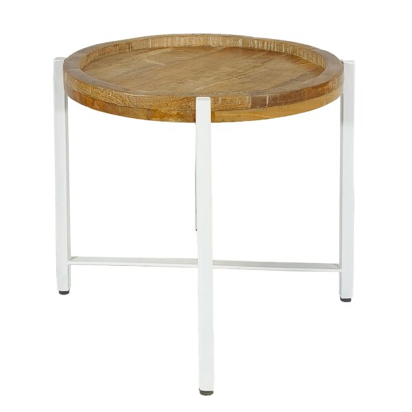 Beistelltisch Couchtisch rund Couchtisch ø46xH45cm Sioux Metall-Gestell