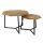Couchtisch 2er Set achteckig Beistelltisch Satztisch Las Vegas Metall Gestell