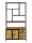 Standregal Bücherregal Regal 98x190x36cm Liverpool Metall-Gestell Holz & Metall