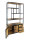 Standregal Bücherregal Regal 98x190x36cm Liverpool Metall-Gestell Holz & Metall