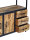 Standregal Bücherregal Regal 98x190x36cm Liverpool Metall-Gestell Holz & Metall