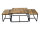 Couchtisch 3er Set Beistelltisch Satztisch Ontario Metall Gestell massiv