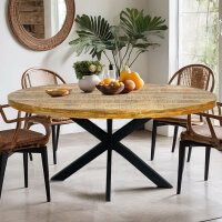 Esstisch oval 190x100cm Esszimmer Tisch Liverpool...