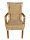 Esszimmerstuhl Rattanstuhl mit Armlehnen tabacco Perth Korbstuhl Rattan Sessel