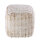 Sitzpouf Jute Sitzhocker rund Deko Hocker natur Sitzpouf Fußhocker