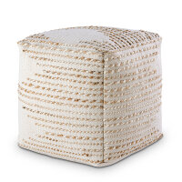 Sitzhocker Jute 45x45x45cm Sitzpouf Deko Hocker natur...