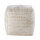 Sitzhocker Jute 45x45x45cm Sitzpouf Deko Hocker natur Jutehocker Bodenkissen