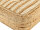 Bodenkissen Jute 50x50cm Sitzkissen quadratisch Loungekissen natur Fußkissen