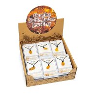 Amber-Anhänger 12 Stück in Display-Box --...