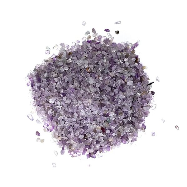 Amethyst Chips sehr klein -- ±550g; ±0.1-0.3cm