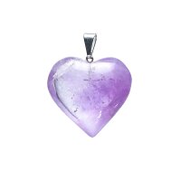 Amethyst Edelsteinanhänger in Herzform --...
