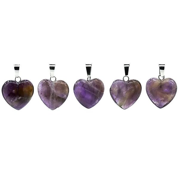 Anhänger Amethyst Herzform