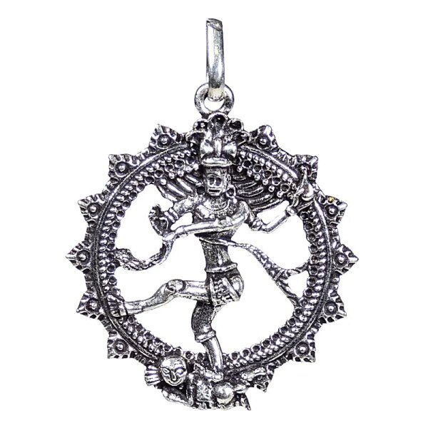 Anhänger Shiva Silberfarben -- 4.5 cm