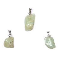 Aquamarin Edelstein Anhänger Öse eingesteckt --...