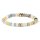 Armband Amazonit - ovale Perlen -- 0.6 cm
