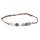 Armband Amazonit verstellbar -- 0.6 cm