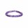 Armband Amethyst Facette AA Qualit&auml;t elastisch -- 0,6 cm