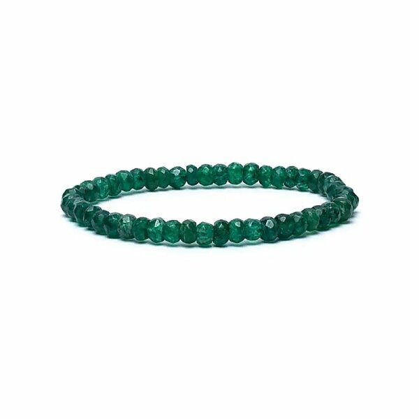 Armband Aventurin Facette AA Qualität elastisch -- 0,6 cm