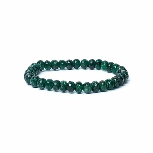 Armband Aventurin Facette AA Qualität elastisch -- 0,8 cm