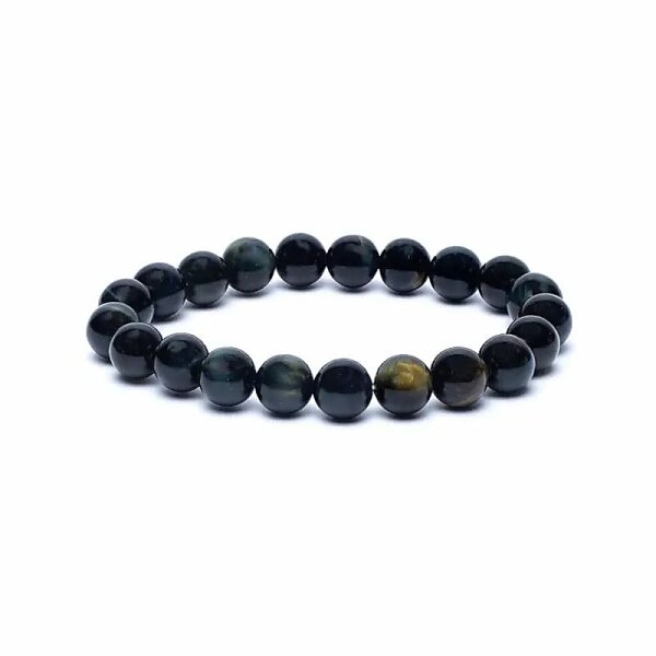 Armband blaues Tigerauge elastisch -- 8mm