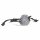 Armband Blume des Lebens schwarz verstellbar -- &plusmn;5.5-8.5cm