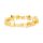 Armband Citrinchips elastisch -- &plusmn;0.7cm