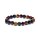 Armband dreifach Tigerauge (rot/orange/blau) elastisch -- 8mm