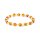 Armband elastisch  Bernstein/Citrin -- 6mm