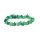 Armband gr&uuml;ner Aventurin Splitter elastisch -- &plusmn;0.7 cm