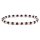 Armband Hematit / Rosenquarz -- &plusmn;0.4cm