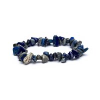 Armband Lapislazuli Splitter elastisch -- ±0.7cm