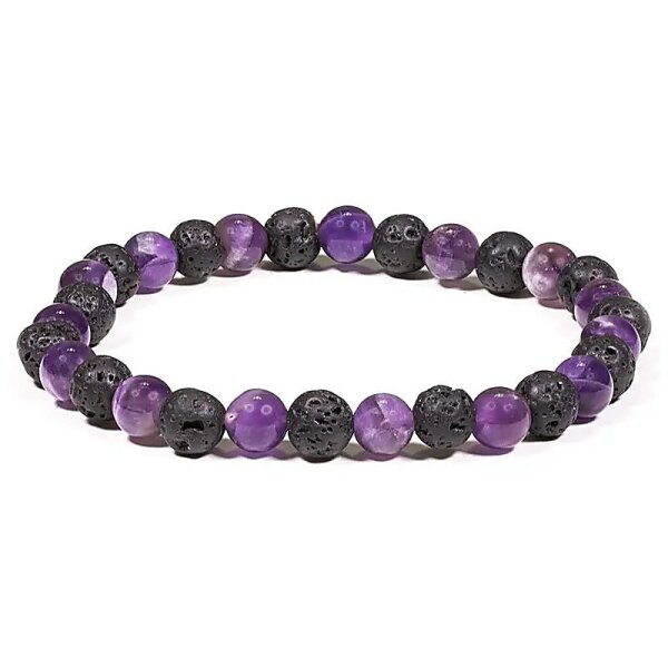 Armband Lava / Amethyst -- ±0.6cm